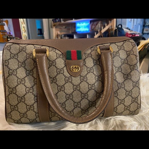 Gucci Boston Cherryline Bag - Picture 1 of 8